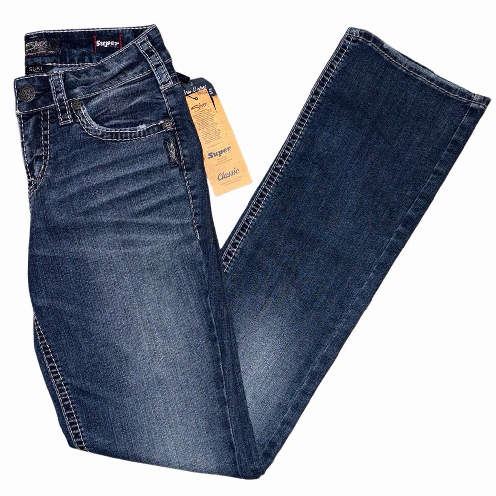SILVER JEAN CO. Suki High Rise Slim Bootcut Jeans Women's Size 27/33